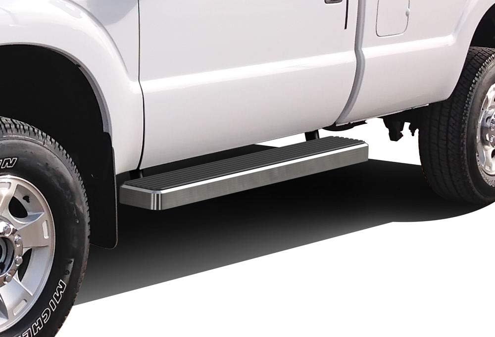 Black Powder Coated Running Boards Nerf Bars Side Steps Step Rails for Ford F250 F350 Super Duty 1999-2016 Regular Cab E561985