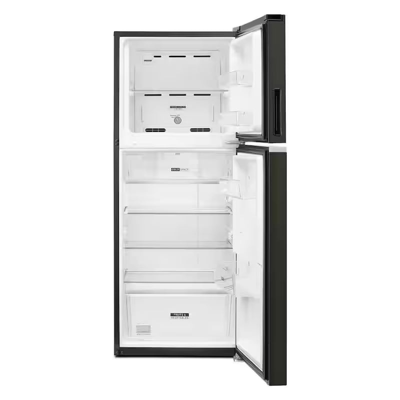 11.6 cu. ft. Top Freezer Refrigerator Black Stainless Counter Depth B434029