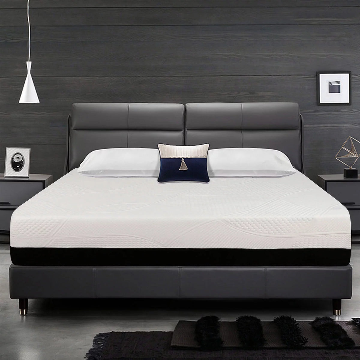 12 inch Gel Memory Foam Mattress Twin Size W450487