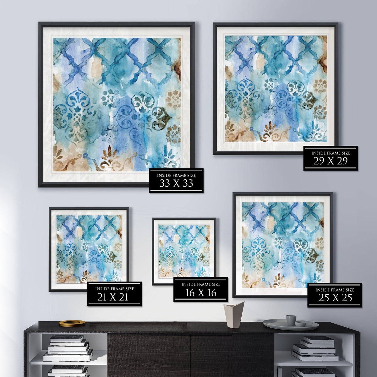 Framed Giclee Print 38x38 H542825