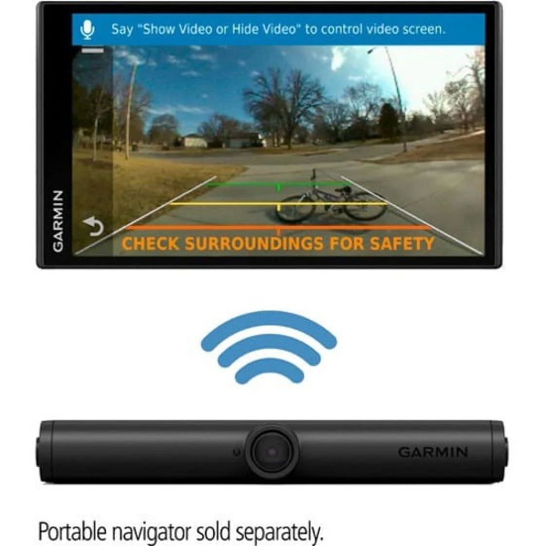 Wireless Backup Camera with License Plate Mount F284923