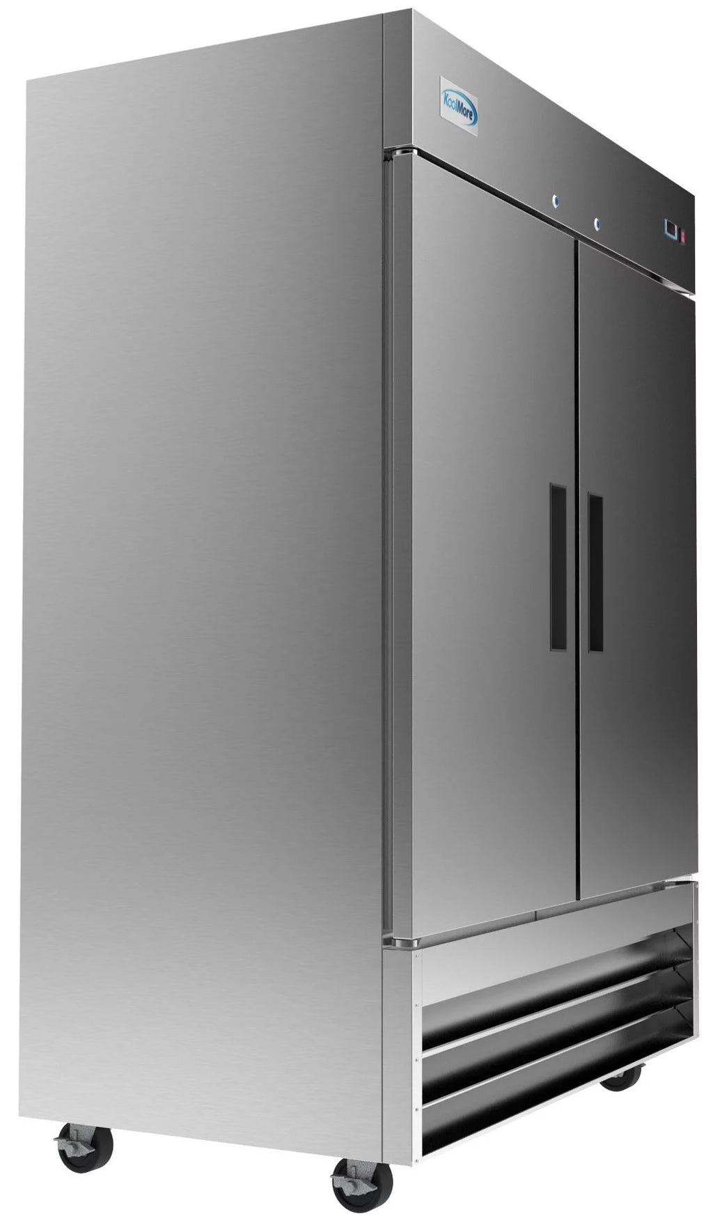 54 in Two Door Stainless Steel Reach-in Refrigerator Cooler Q547