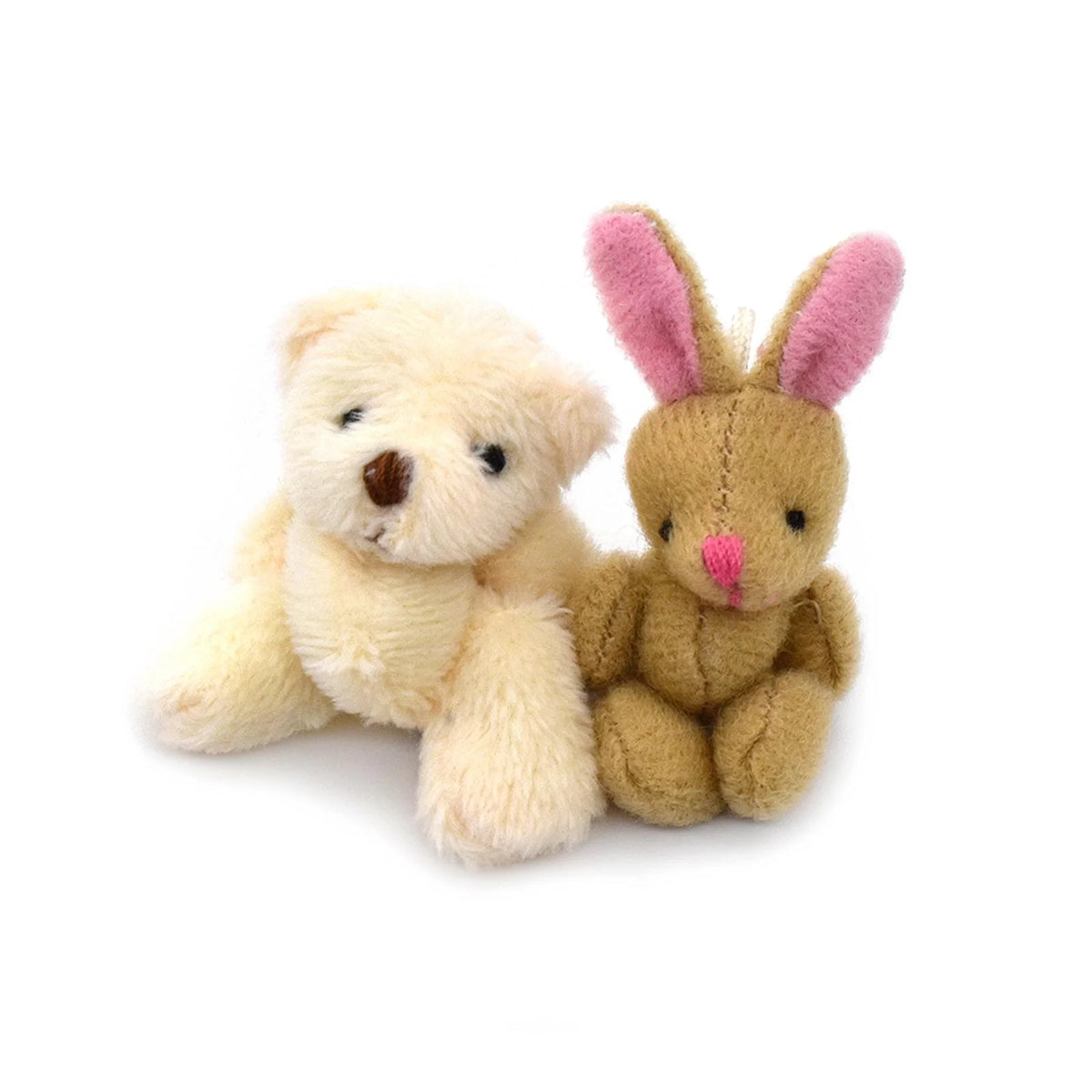 Mini Joint Bear/Rabbit Plush Dollhouse Decor Toys W246966