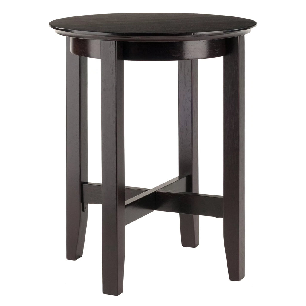 Espresso Brown Circular End Table M131721