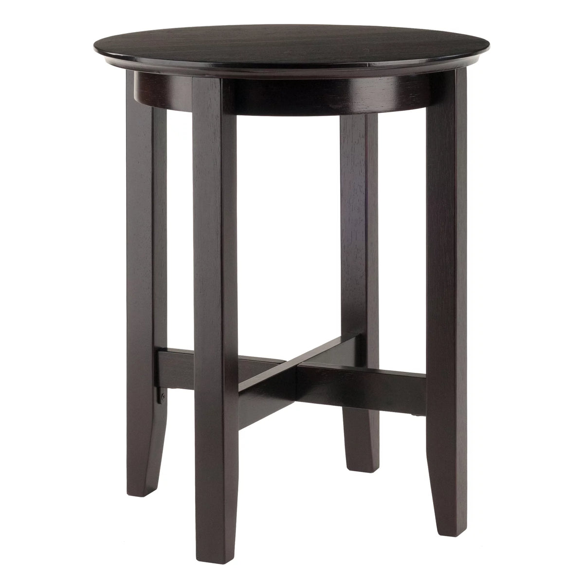 Espresso Brown Circular End Table M131721