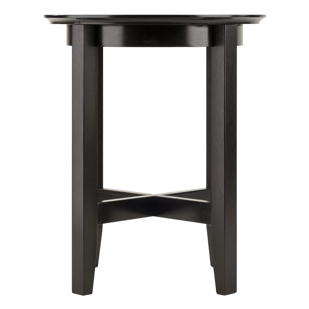 Espresso Brown Circular End Table M131721