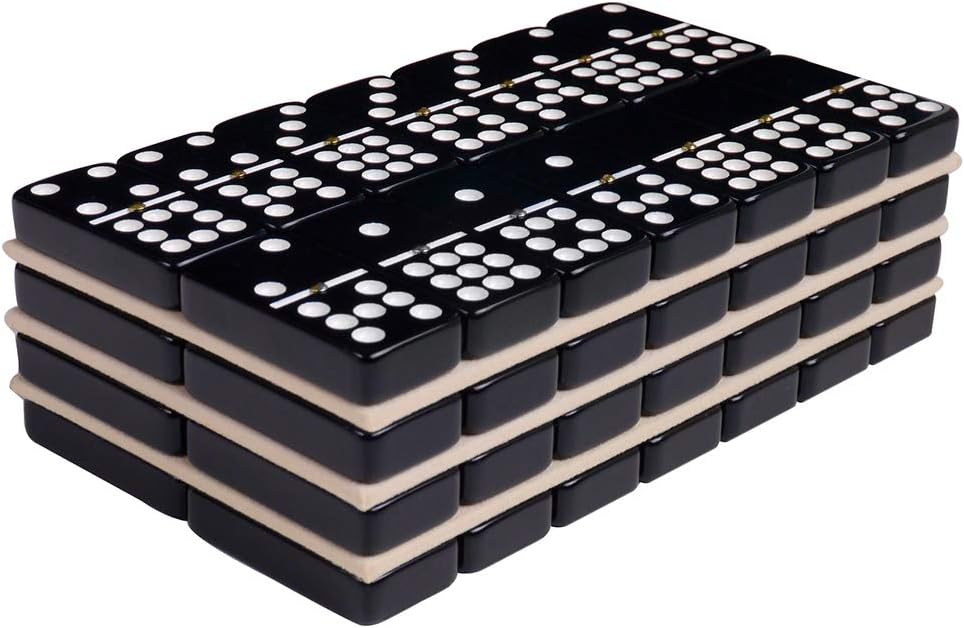 Black Double 9 Domino Set C20843