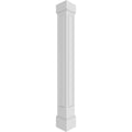 10"W x 9'H Square Non-Tapered Raised Panel PVC Column Wrap Kit S639