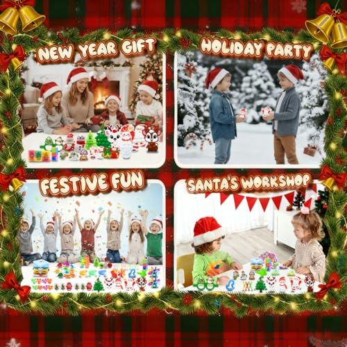 801PCS Christmas Party Favors for Kids U4351