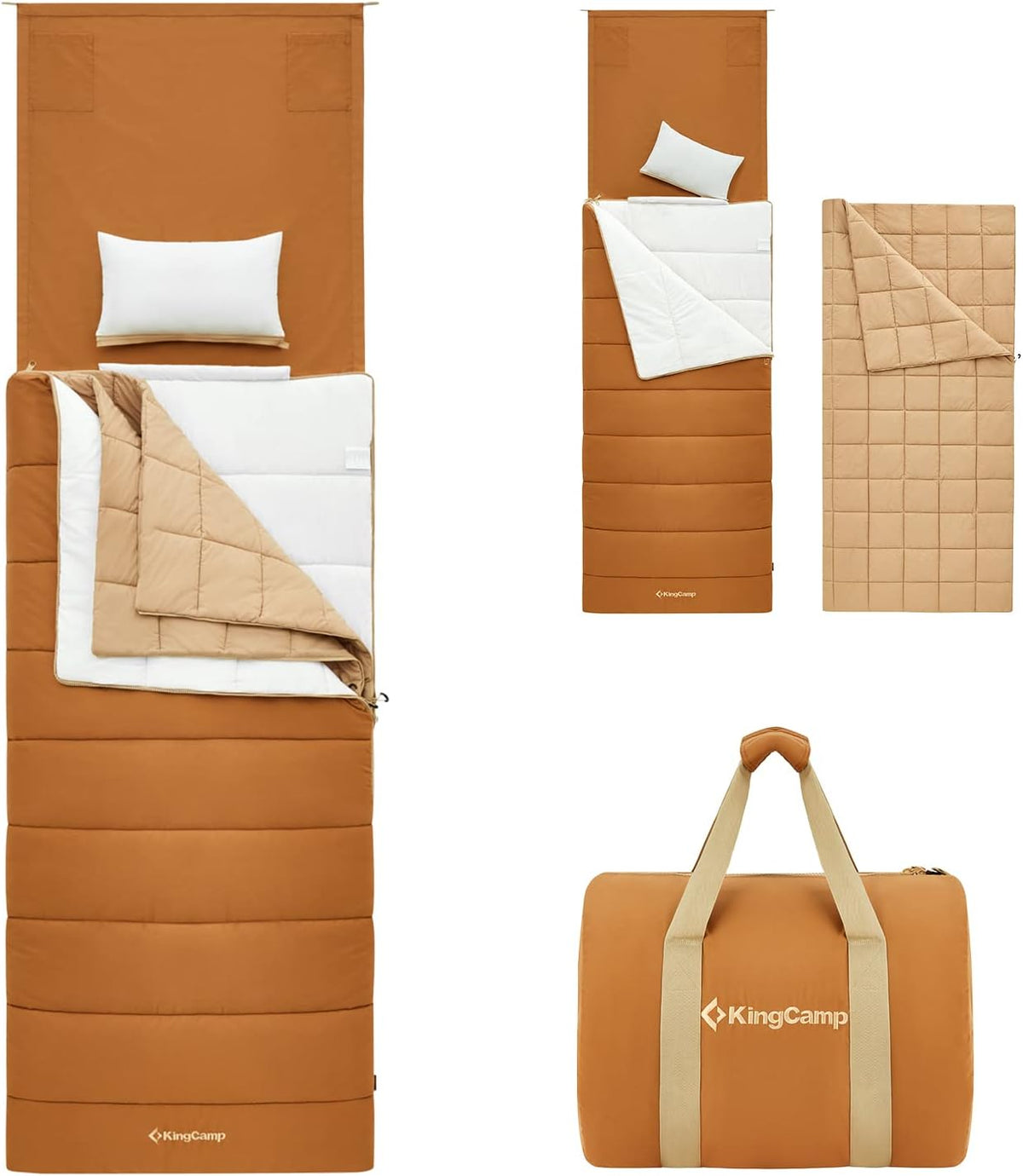 Zero Degree Heavy Duty Sleeping Bag with Removable Liner Compression Sack D82542