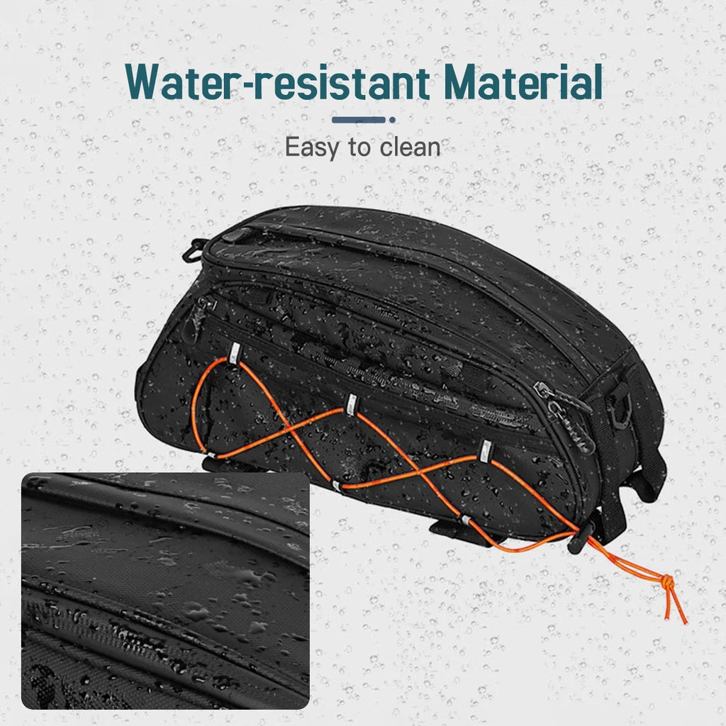 Waterproof Rear Seat Bike Trunk Bag with 2 Side Hanging Bags R1791