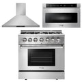 36 Dual Fuel Range, Range Hood, Microwave N875018