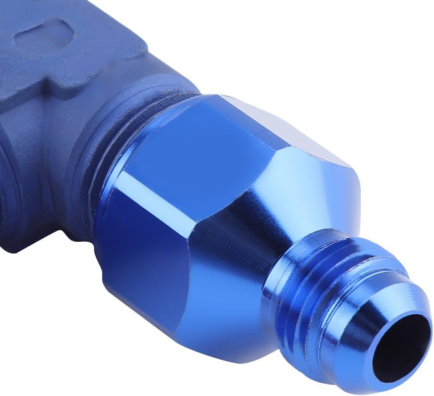 4150 Braided Dual Feed Fuel Line Kit with AN6 Adapter Aluminum Pack of 2 T452