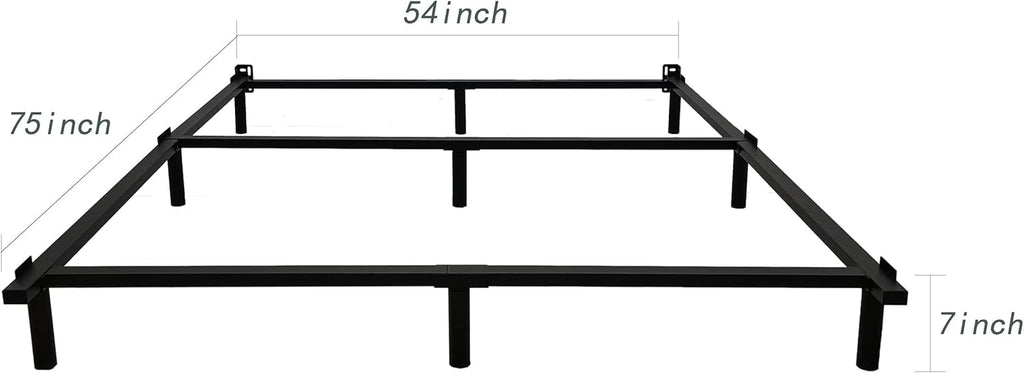 Black Metal Bed Frame 7 Inch Y4741