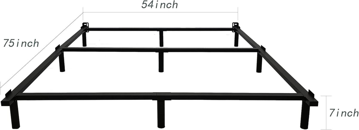 Black Metal Bed Frame 7 Inch Y4741