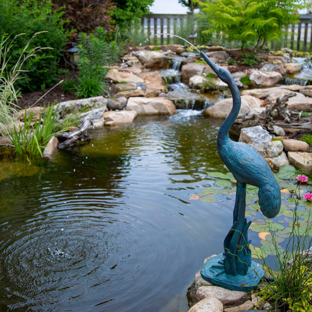 Standing Crane Fountain F380520