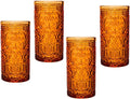 Orange Spice Highball Glass Cup Set Of 4 Y9027