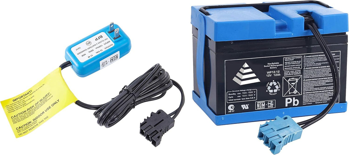 6V 7AH Battery + Charger Pack of 2 D4875