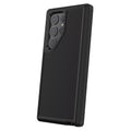 Rugged Phone Case with Holster for Samsung Galaxy S23 Ultra 5G - Black Q582