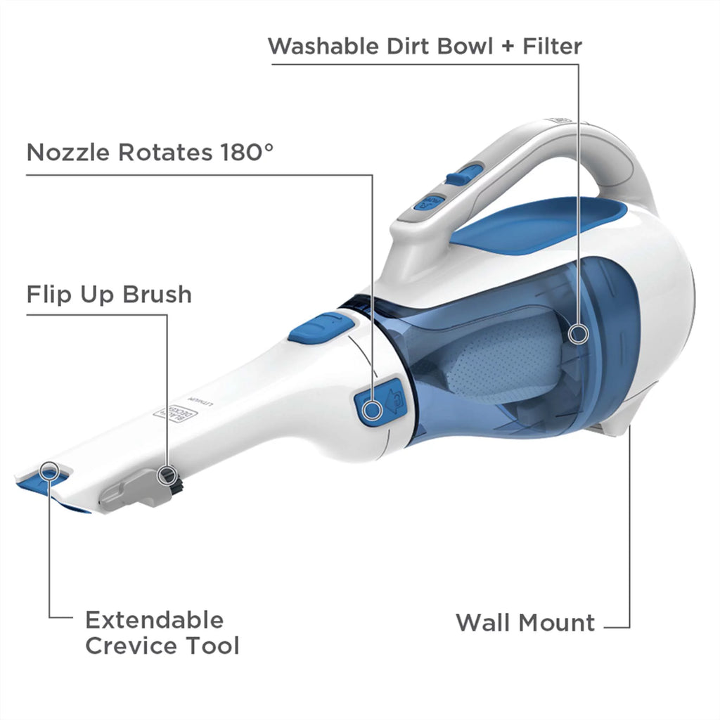 Cordless Hand Vac Blue F714935