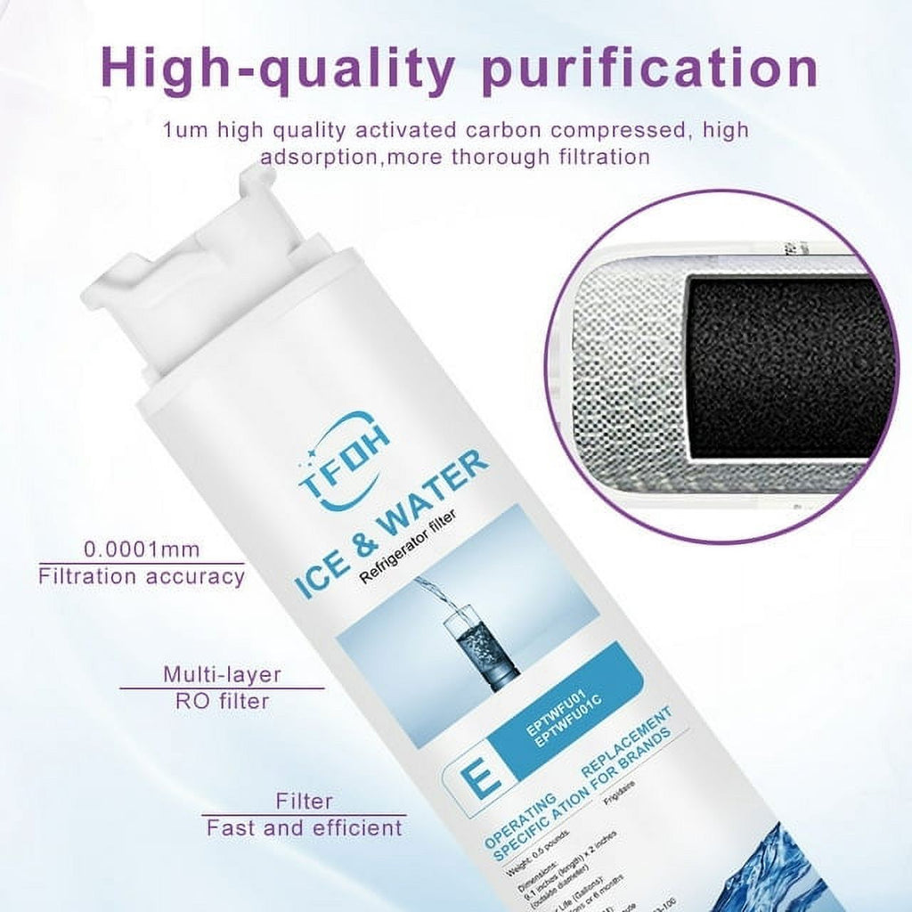 2 PACK Refrigerator Water Filter Replacement D9767