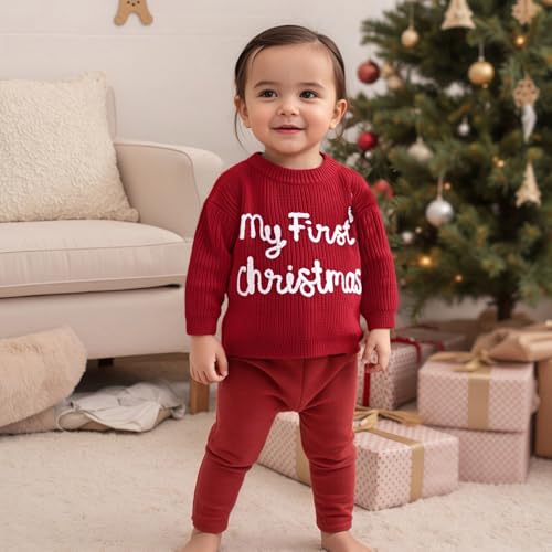Newborn Christmas Knit Sweater B273