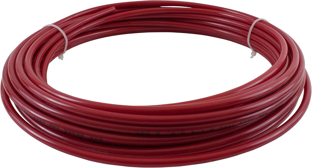 1/2" OD x 100' Red SAE J844 Nylon Air Brake Tubing, Pack of 2 H610