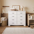 Black 6 Drawer Dresser J548105