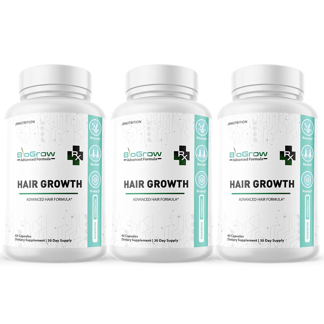 Hair Growth Dietary Supplement 60 Capsules 3 Pack J129553