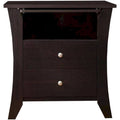 2-Drawer Espresso Nightstand T918414