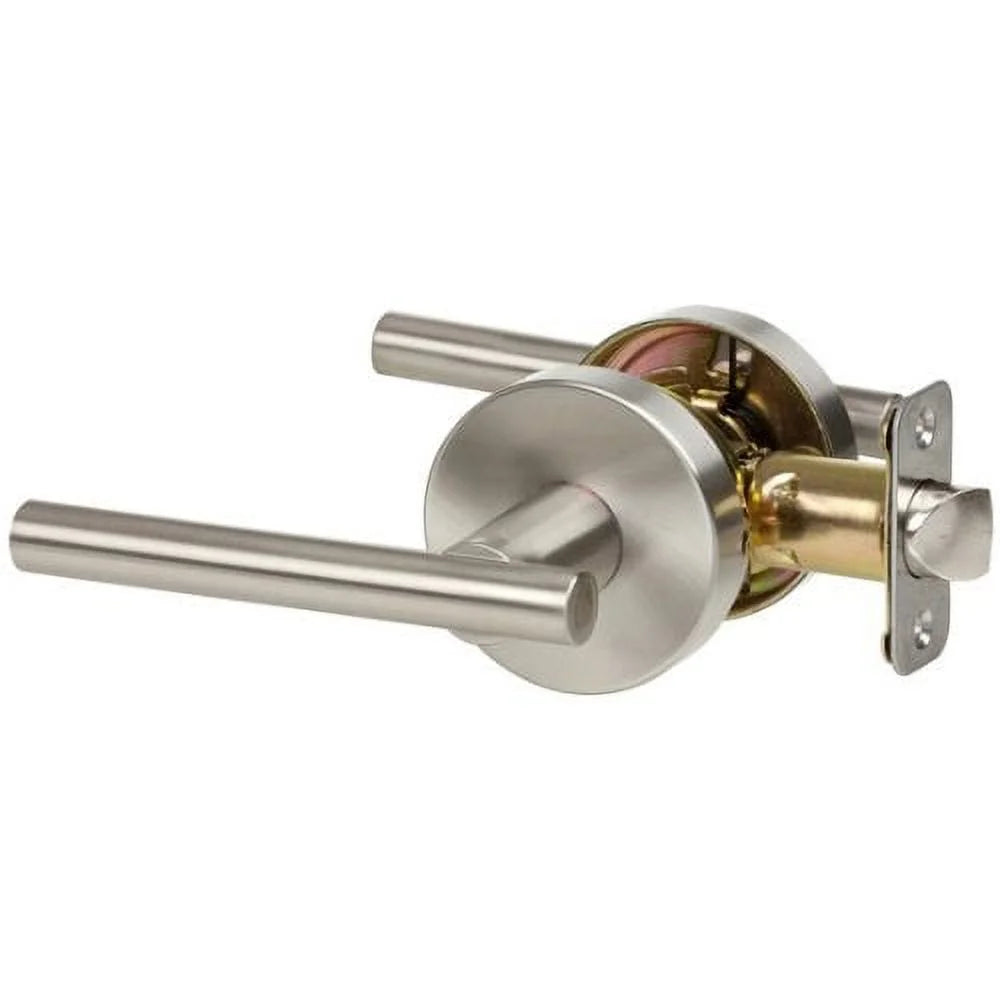 Satin Nickel Passage Door Lever Hardware S3728