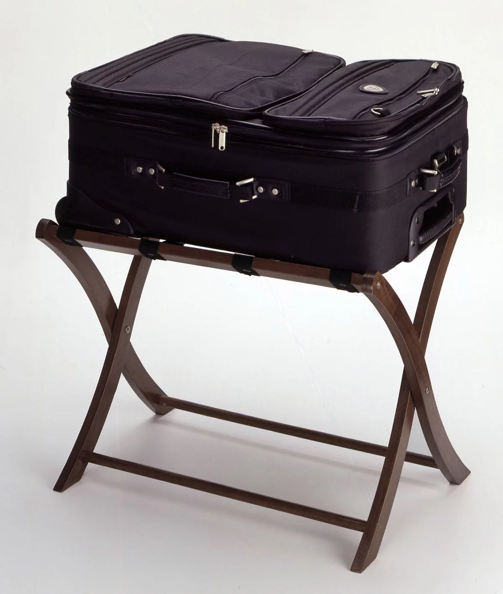 Walnut Wood Luggage Rack G617572