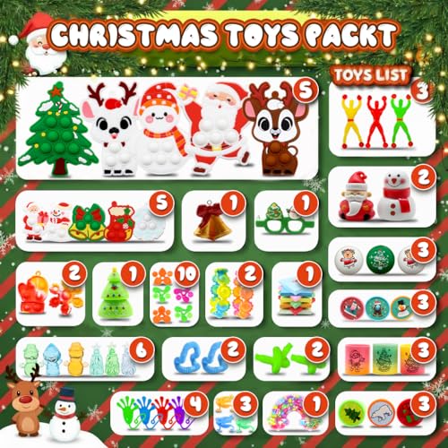 801PCS Christmas Party Favors for Kids U4351