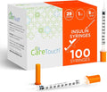 Insulin Syringes 29g 5/16" 1 cc Pack of 100 P78521