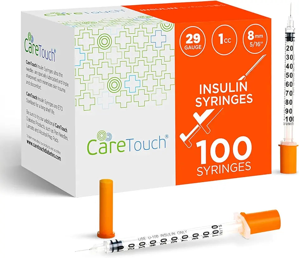 Insulin Syringes 29g 5/16" 1 cc Pack of 100 P78521