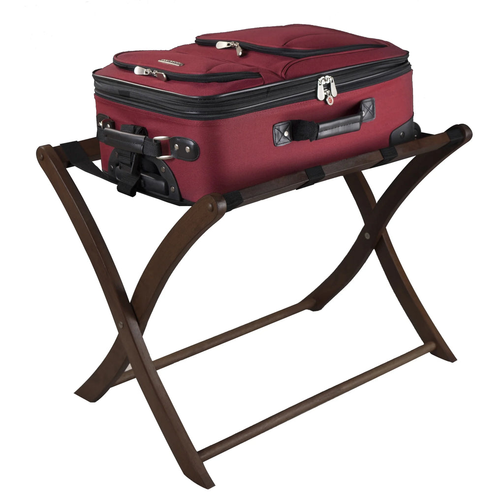 Walnut Wood Luggage Rack G617572