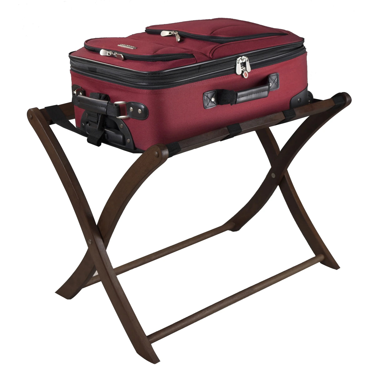 Walnut Wood Luggage Rack G617572