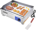 24" 2500W Electric Countertop Griddle Stainless Steel V94647