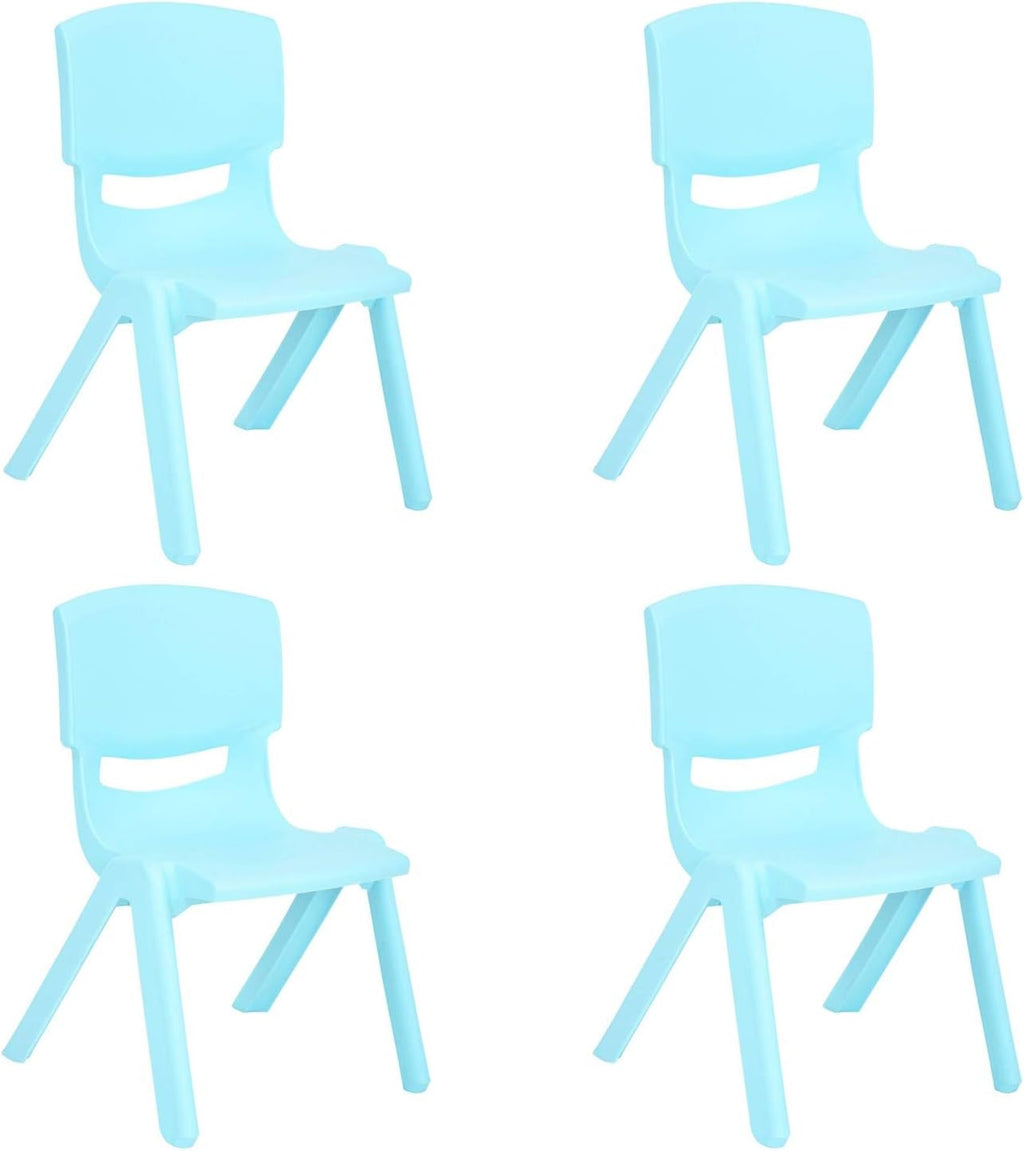 10 Pack Yellow Stackable Plastic Kids Learning Chairs Z7025