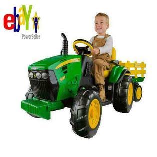 Kids Ride on Tractor Toy with Trailer I500