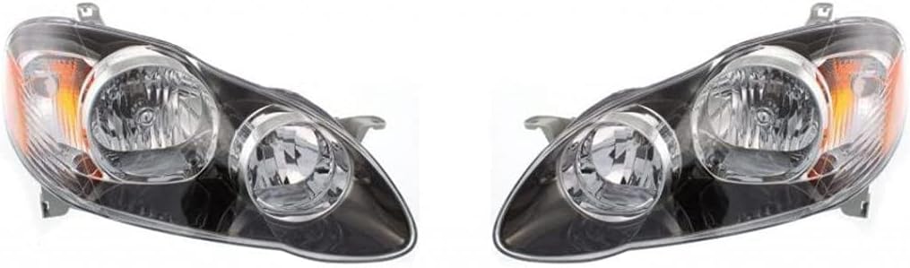 Pair Headlights for Toyota Corolla Y70066