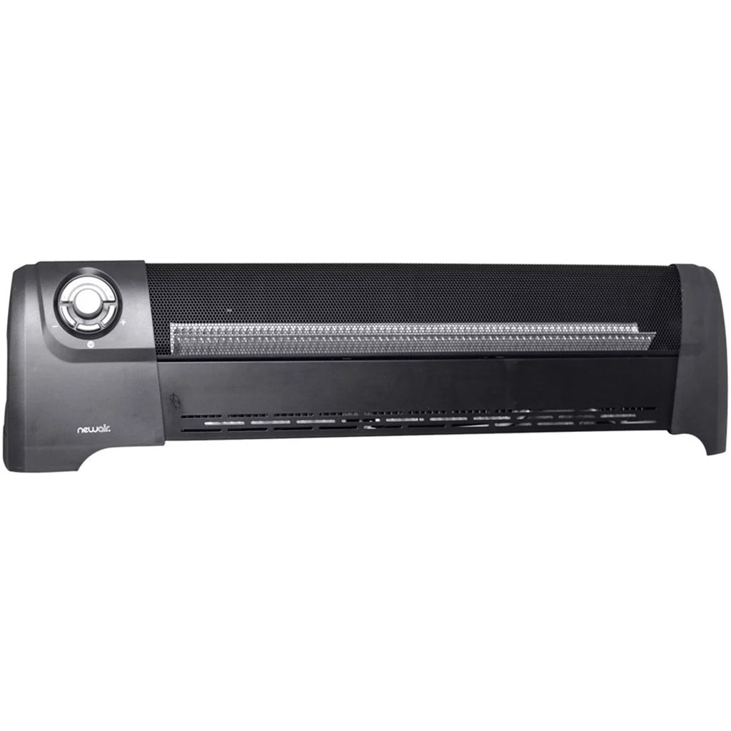 Electric Baseboard Space Heater, 5120 BTUs, Black I893426