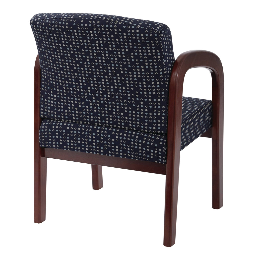 Ash Cherry Finish Wood Visitor Chair H3319