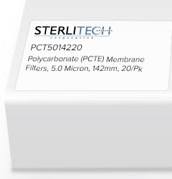 5.0 Micron Polycarbonate Membrane Filters 142mm, 20/pk F422890