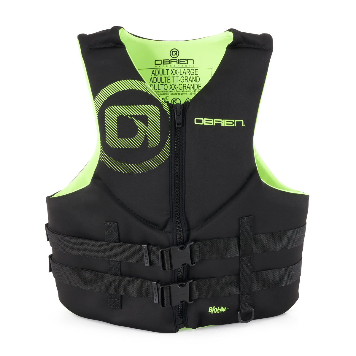 Yellow Front Zip Life Jacket I5097