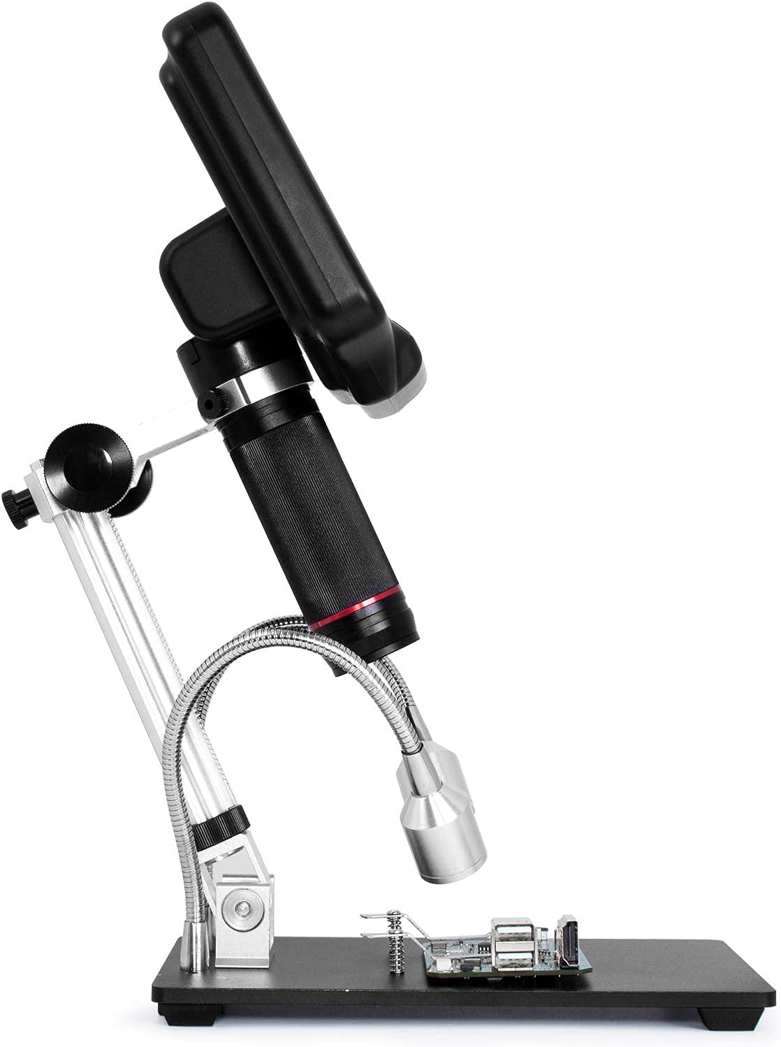 1080P 4MP Digital Microscope with 7-inch HD LCD Display and 270X Magnification U762