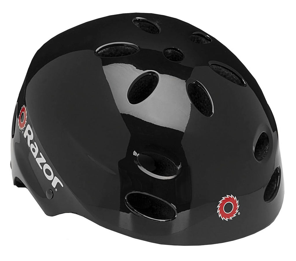 Glossy Black Child's Helmet W9094