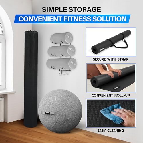 Large 6'x4'x7mm Foam Exercise Mat E4063