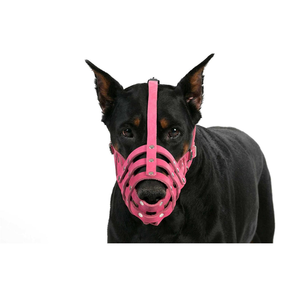 Leather Dog Muzzle Medium Large Breeds E926620