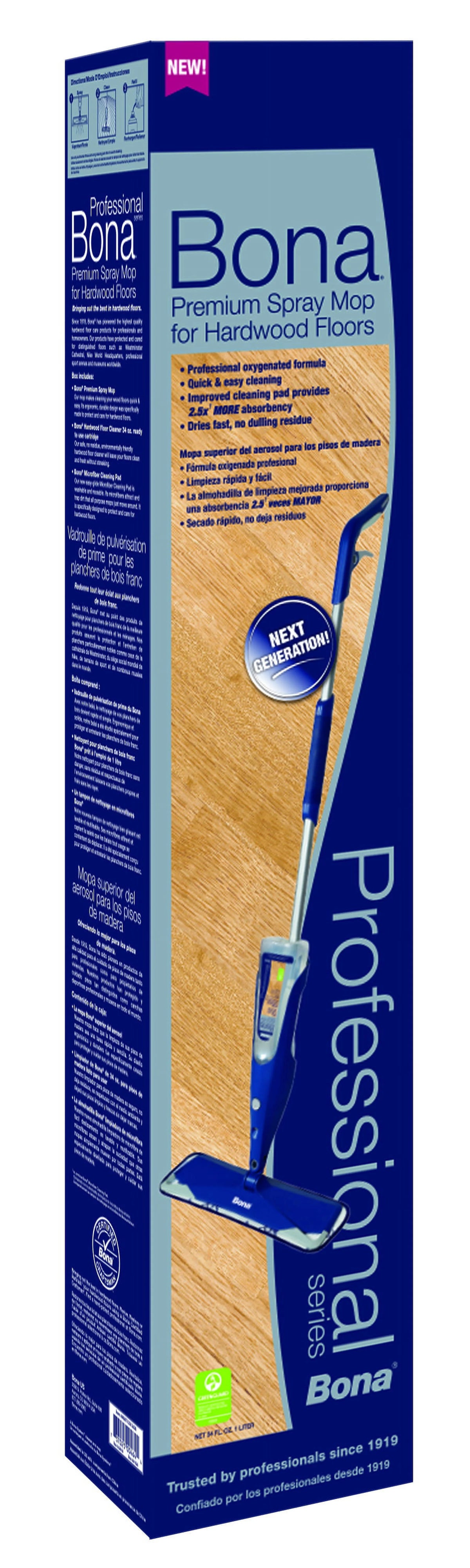 Blue Microfiber Hardwood Floor Mop G22015